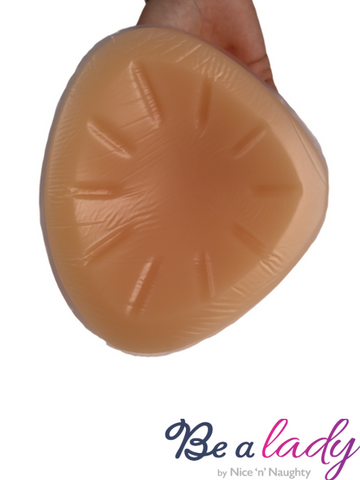 Be A Lady Silicone Breasts - Triangular Natural from Nice 'n' Naughty