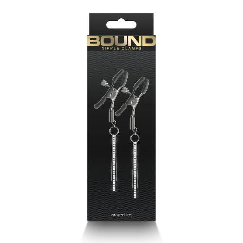 Bound Adjustable Nipple Clamps Black from Nice 'n' Naughty
