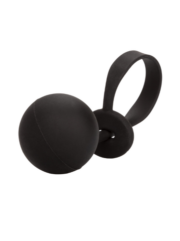 CalExotics Weighted Lasso Ring Black from Nice 'n' Naughty