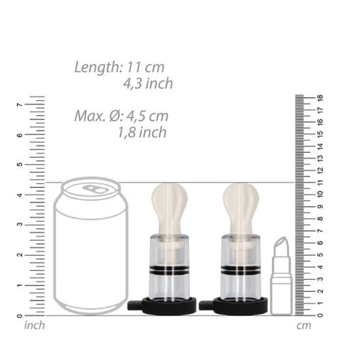 ElectroShock Bi-Polar Nipple Suckers from Nice 'n' Naughty