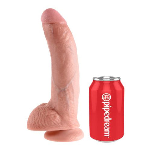 King Cock 9" Dildo with Balls