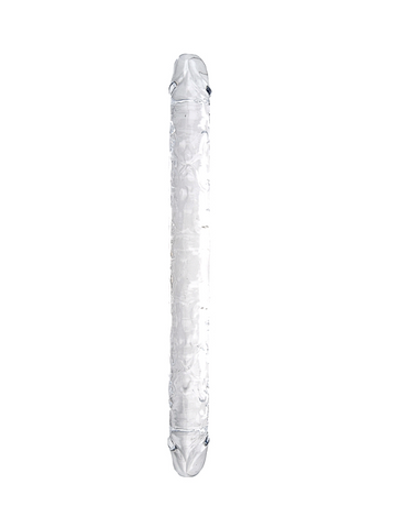 Loving Joy 18 Inch Crystal Double Dildo Clear from Nice 'N' Naughty