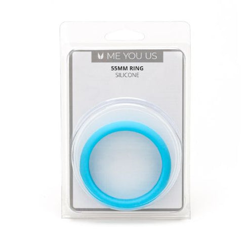 Me You Us Silicone Cock Ring 55mm Blue from Nice 'n' Naughty