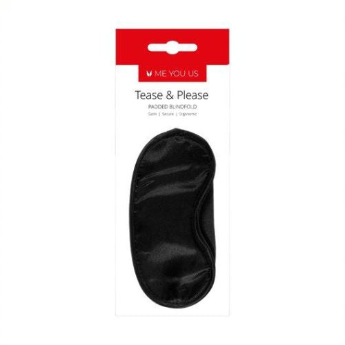Me You Us Tease And Please Padded Blindfold Black from Nice 'n' Naughty