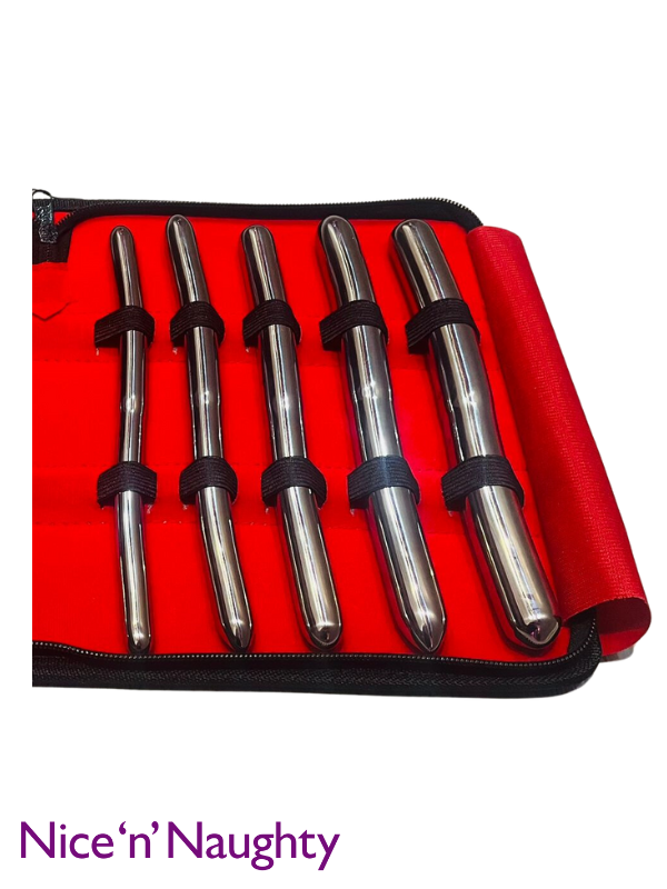 Nice 'n' Naughty Double End Dilator 14 Piece Set Stainless Steel from Nice 'n' Naughty