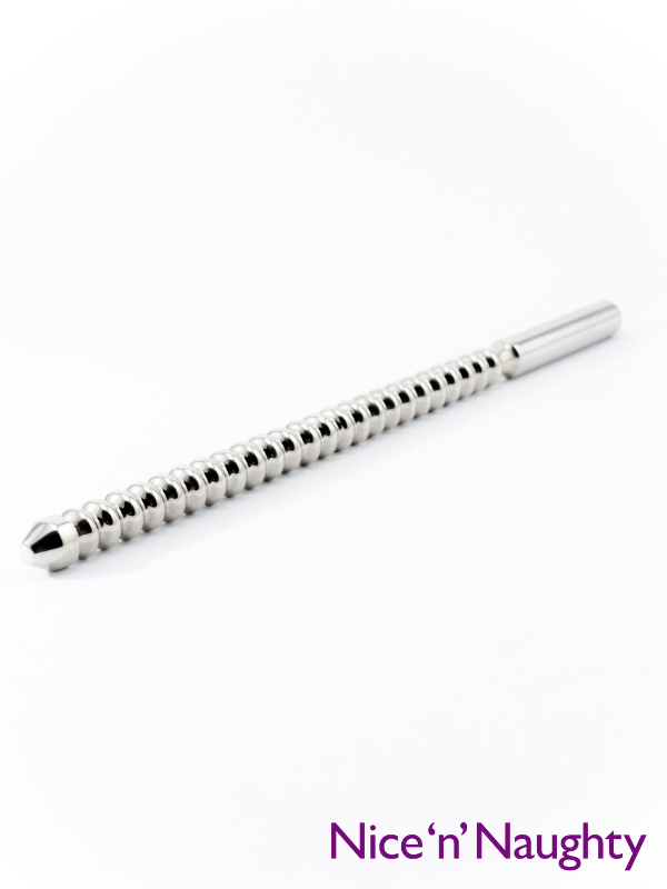 Nice 'n' Naughty Ribbed Dip Stick Stainless Steel from Nice 'n' Naughty