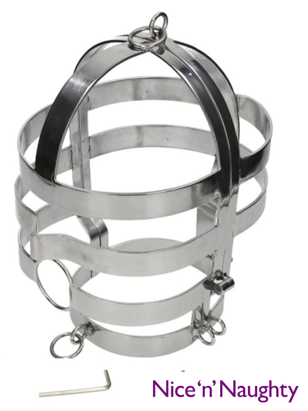 Nice 'n' Naughty Ultimate Head Cage Stainless Steel from Nice 'n' Naughty