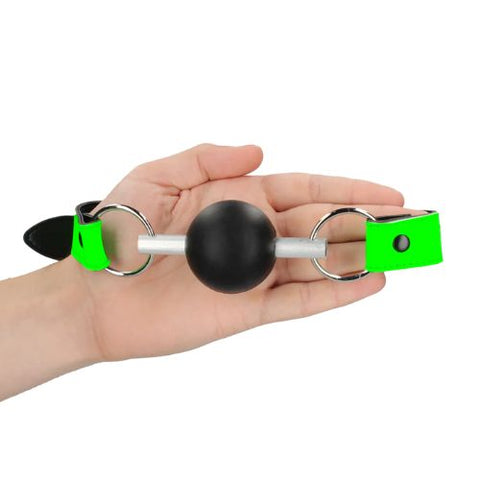 Ouch! Glow in the Dark Solid Ball Gag from Nice 'n' Naughty