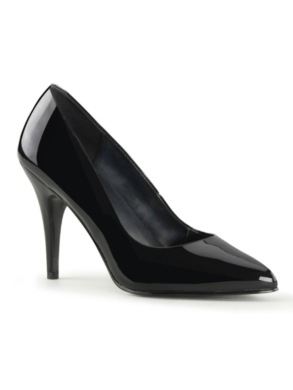 Pleaser Vanity 420 Patent Shoe Black from Nice 'n' Naughty