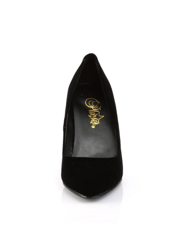 Pleaser Vanity 420 Shoe Black Velvet from Nice 'n' Naughty