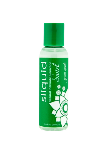 Sliquid Naturals Swirl Green Apple Flavoured Lubricant 60ml from Nice 'n' Naughty