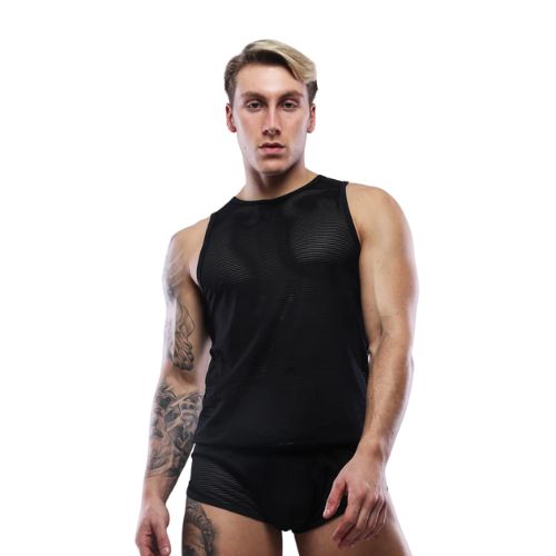 Sukrew Nightlife Net Vest Black from Nice 'n' Naughty