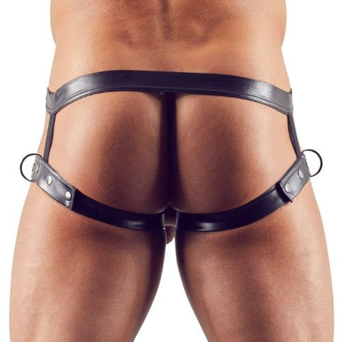 Svenjoyment Hip Belt with Cock Ring Black from Nice 'n' Naughty