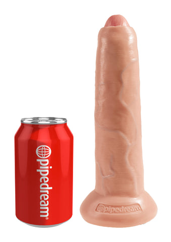 King Cock 9" Uncut Cock Dildo