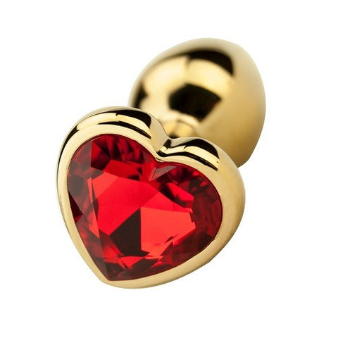 Precious Metals Limited Edition Heart Shaped Anal Plug - Gold